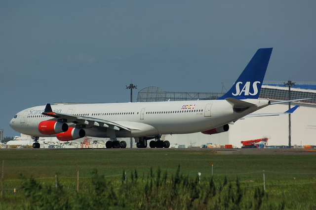 スカンジナビア航空　Airbus A340-300