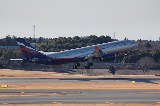 Aeroflot A330 Take Off