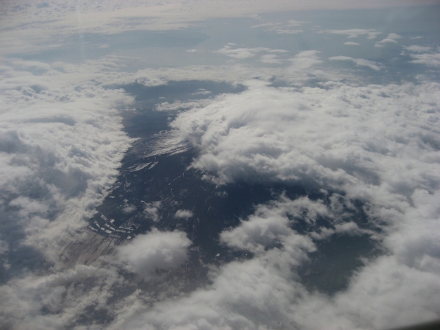 富士山の裾野に広がる雲海