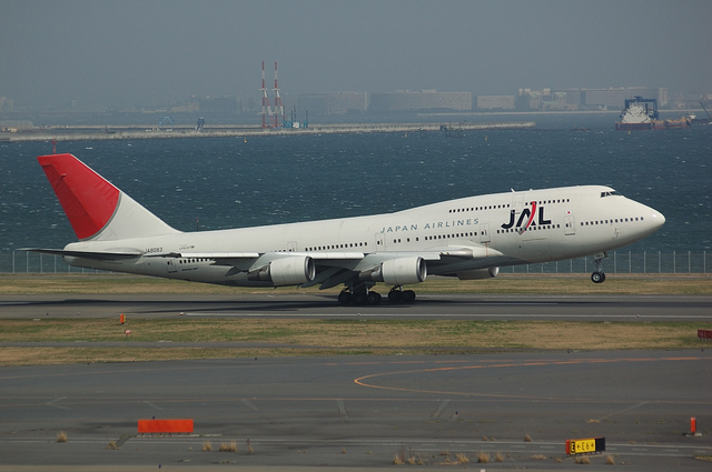 JAL Boeing747-400 ローテーション