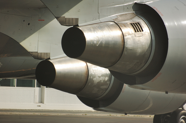 ANA Boeing747-400のエンジン