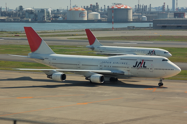 Boeing747とAirbus A340