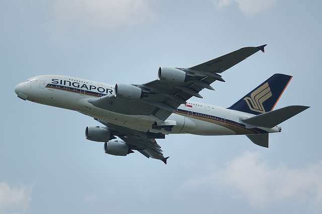 SQ A380 Take Off 3
