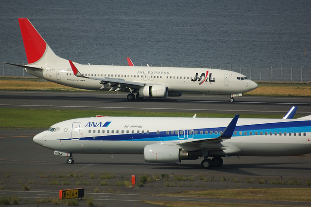 JALとANAのB737-800