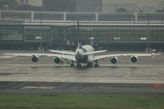羽田空港でのA380　1