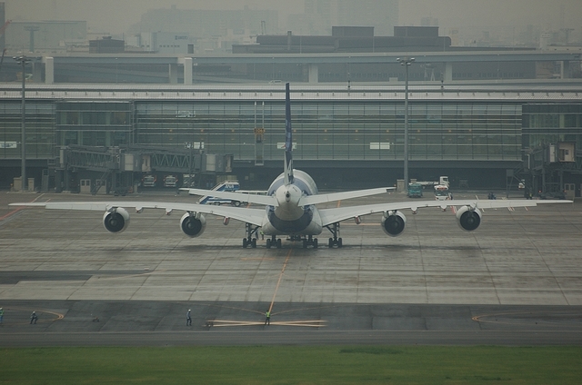 羽田空港でのA380　2