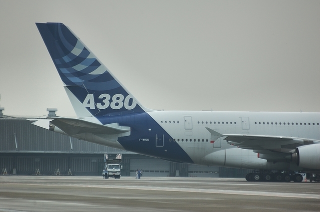 羽田空港でのA380　4