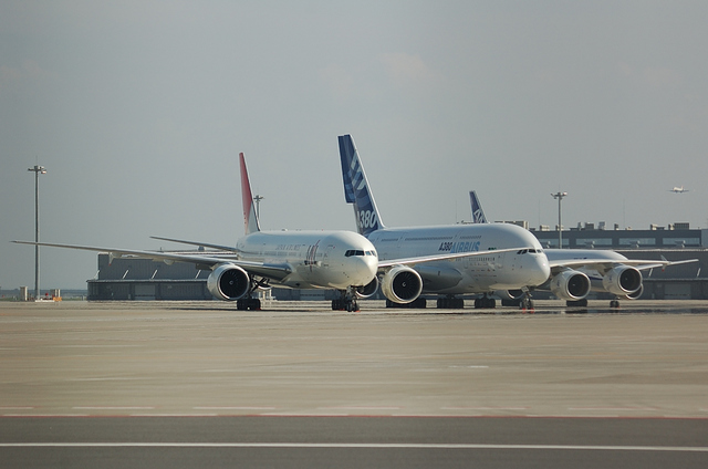 A380と777　1