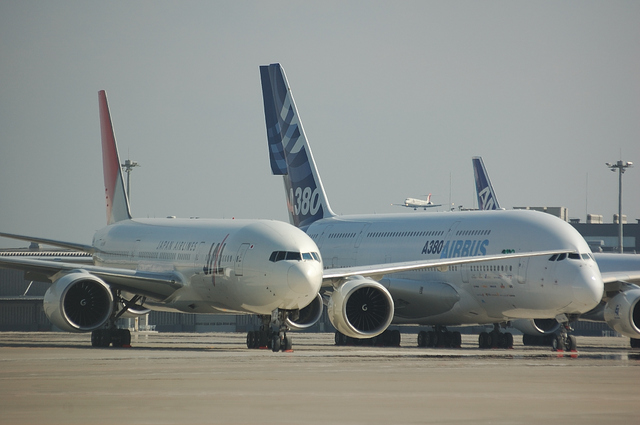 A380と777　3