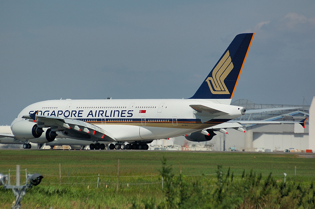 シンガポール　A380