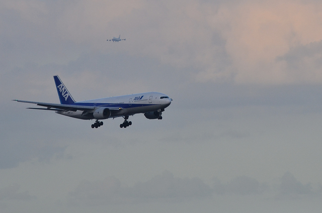 ANA B777とB747