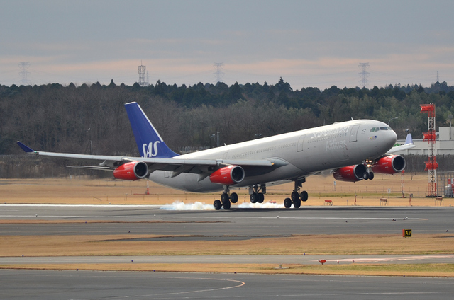 スカンジナビア航空　A340