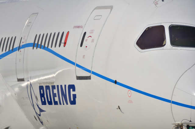B787 BoeingロゴとEXPERIMENTAL