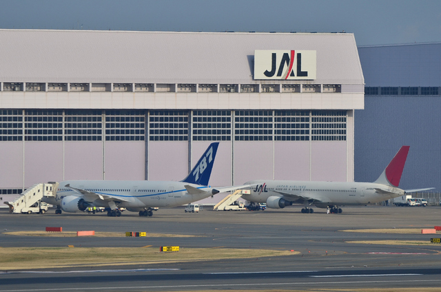 JAL B767と787